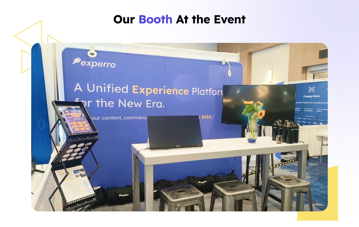 Our Booth At the Event
