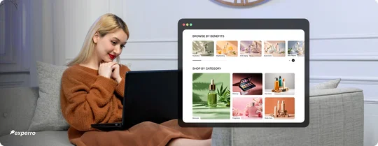 A blog by Experro on Category page optimization best practices