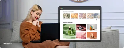 A blog by Experro on Category page optimization best practices