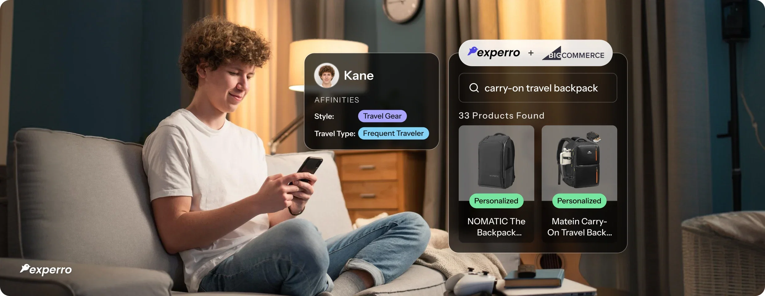 A blog by Experro on improving the traditional personalization offered by BigCommerce