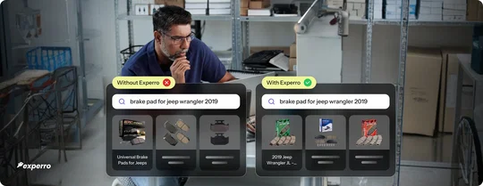 A blog by Experro on Why Auto-Parts Catalogs Need Smarter Discovery