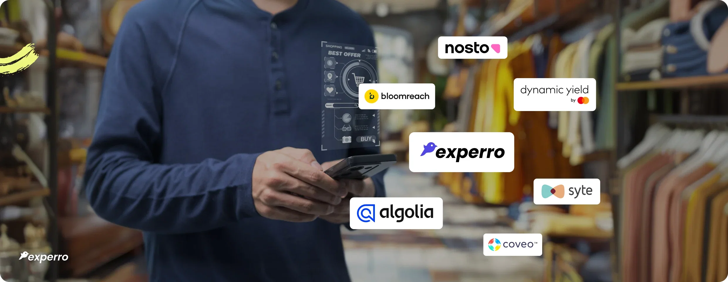 A list blog by Experro on the best AI personalization tools and solutions