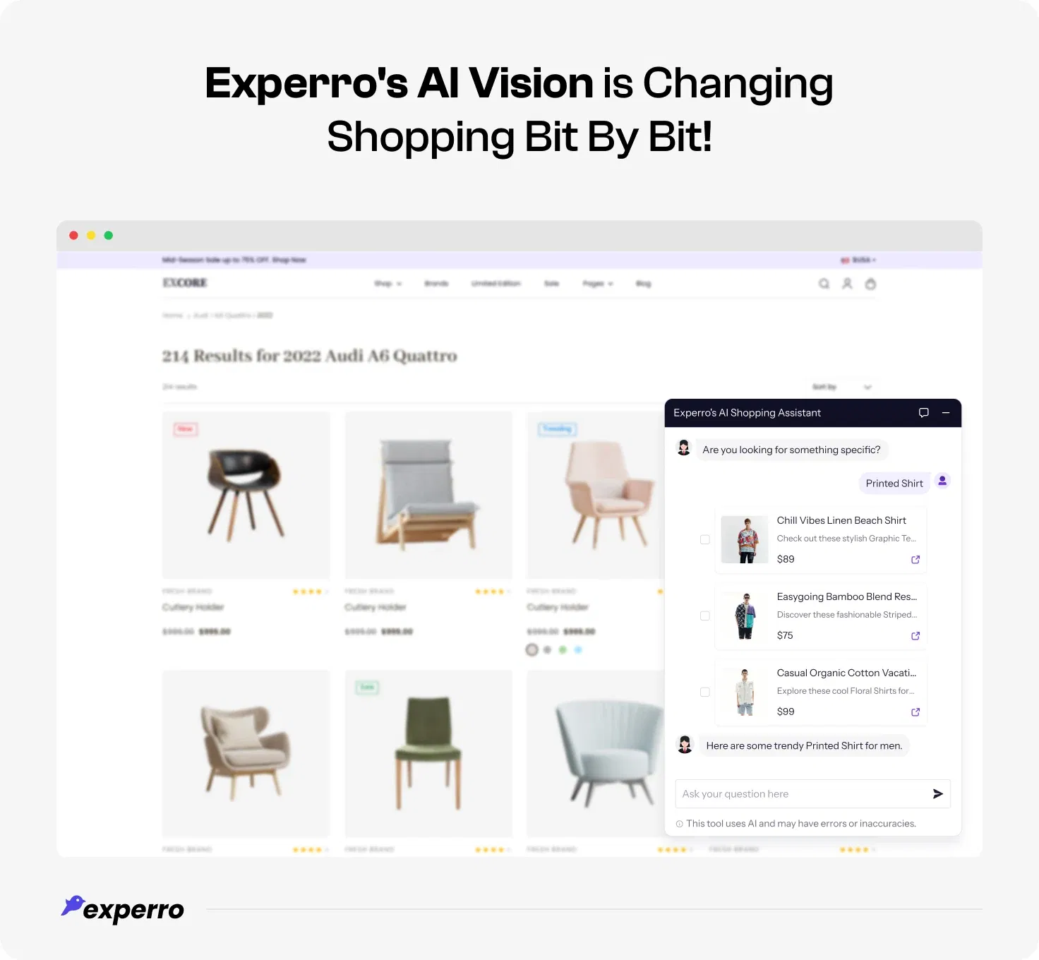 AI Vision by Experro is Changing Shopping Dramatically
