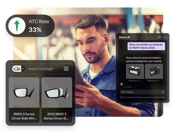 automotives and automobile parts product discovery by Experro