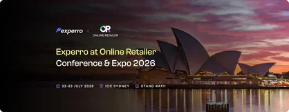 Banner of press release by Experro on Online Retailer participation in 2026