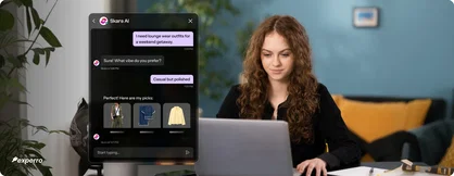 Blog by Experro on role of conversational AI in eCommerce front