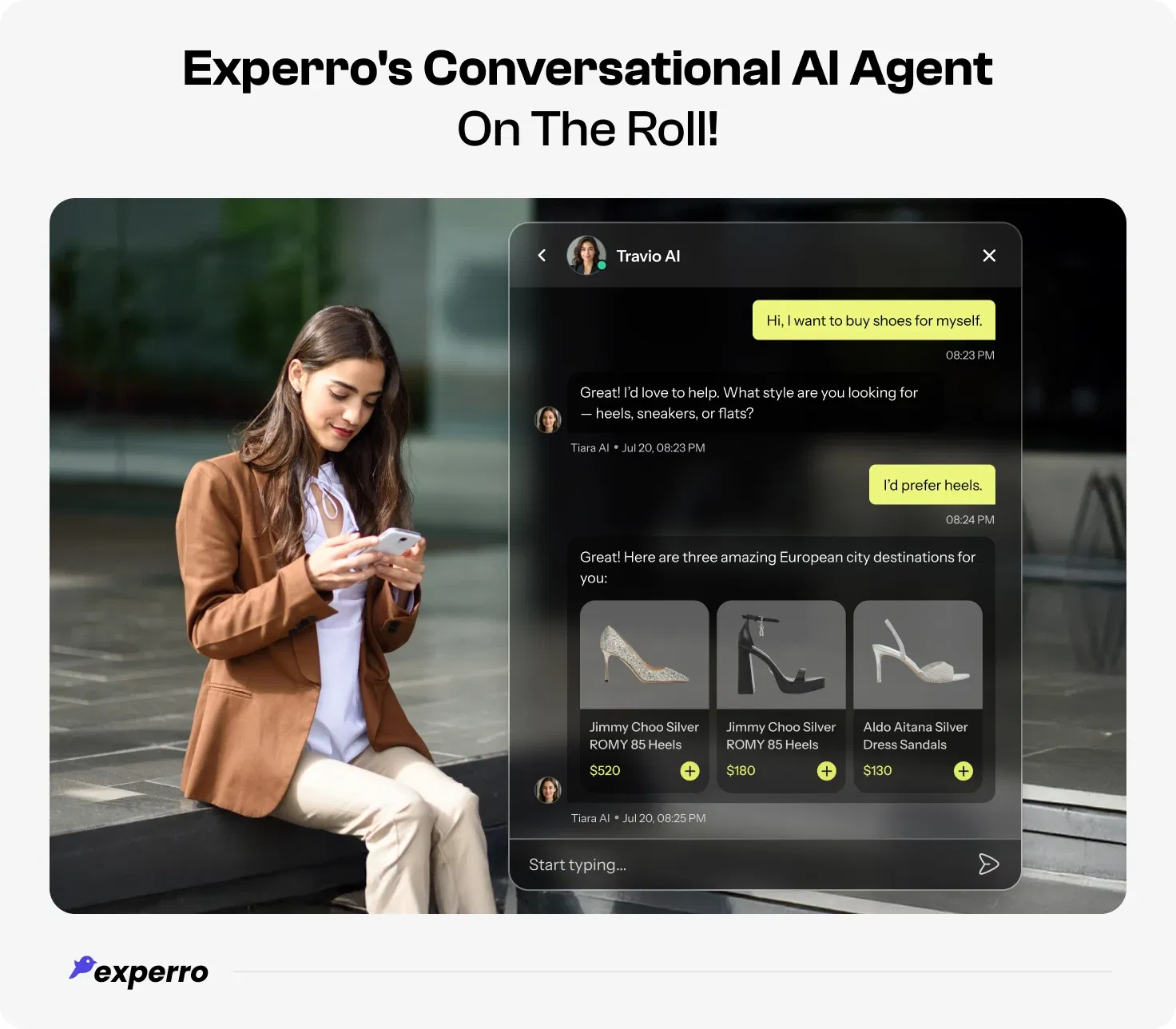 Conversational AI Agent by Experro Conversational AI Agent by Experro