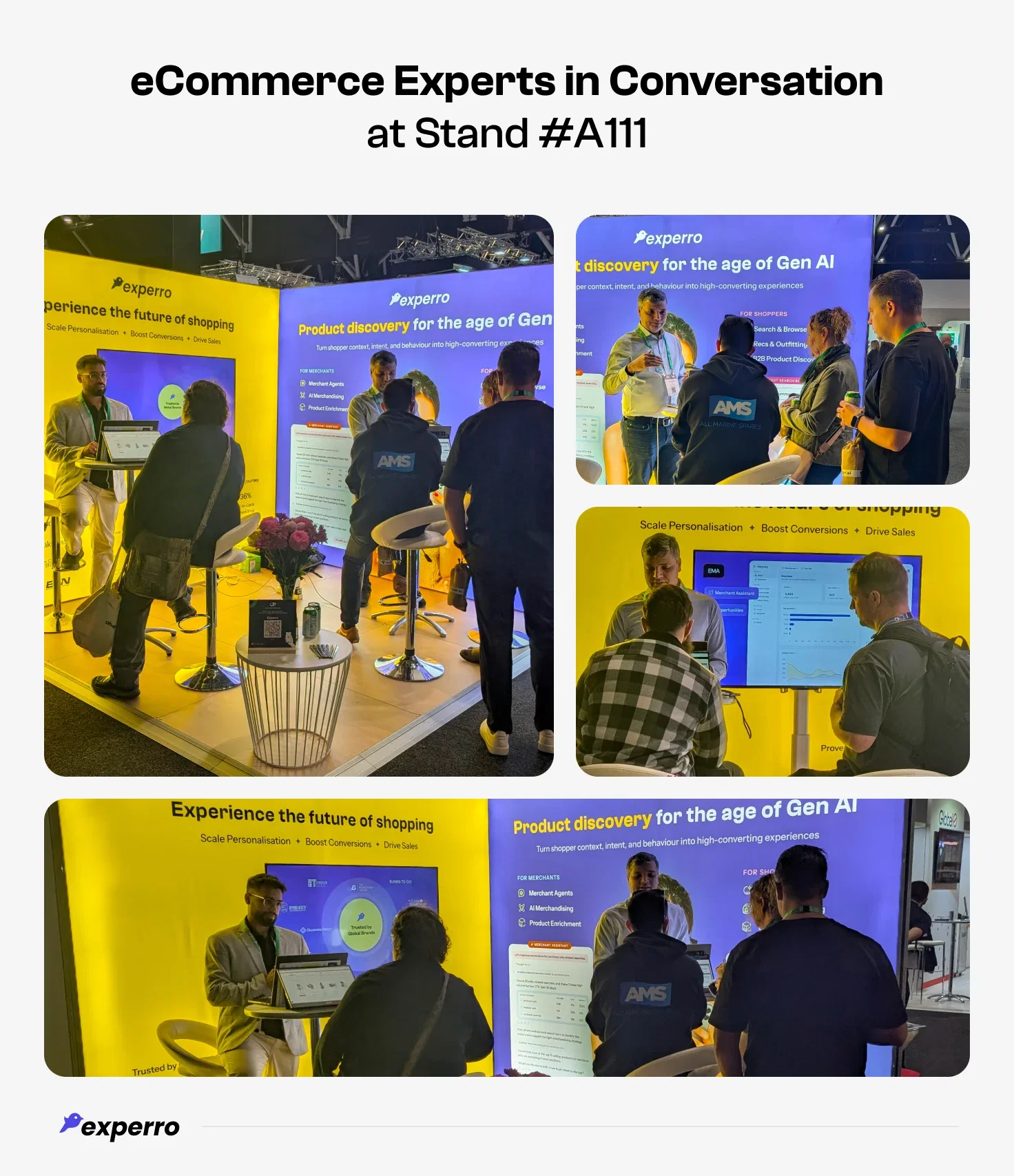 eCommerce Experts in Conversation at Stand number A111