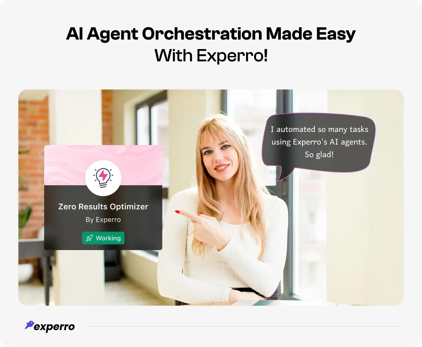 Entrust Experro for customized AI Agent orchestration