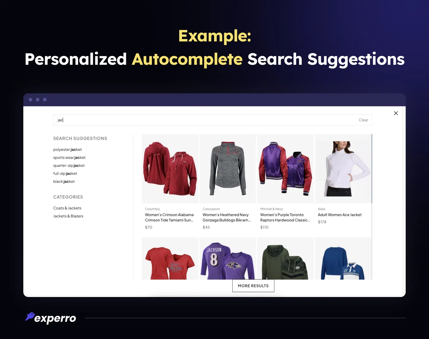 Example of Personalized Autocomplete Search Suggestions Example of Personalized Autocomplete Search Suggestions