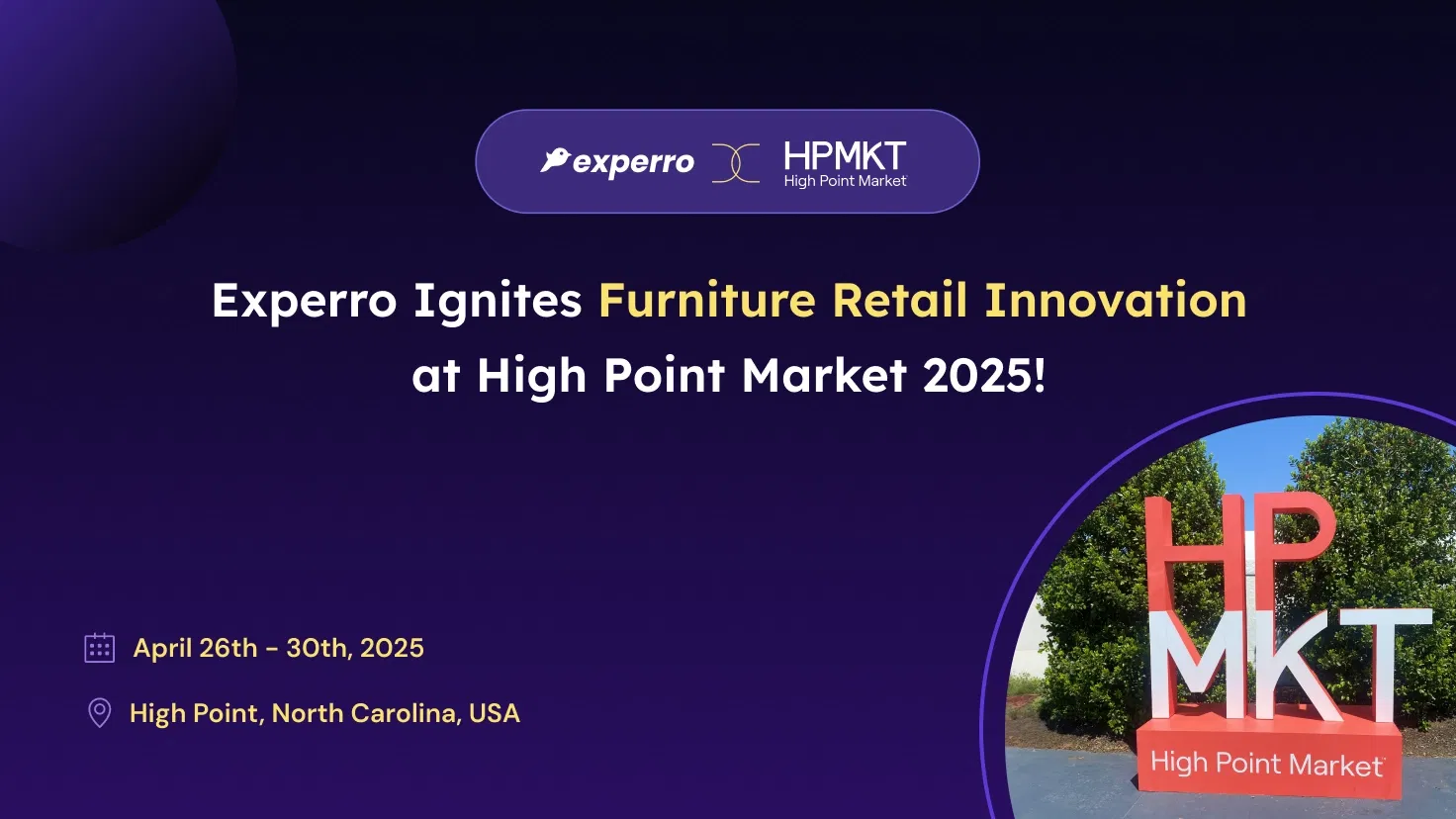 Experro At High Point Market 2025 - press release Experro At High Point Market 2025 - press release