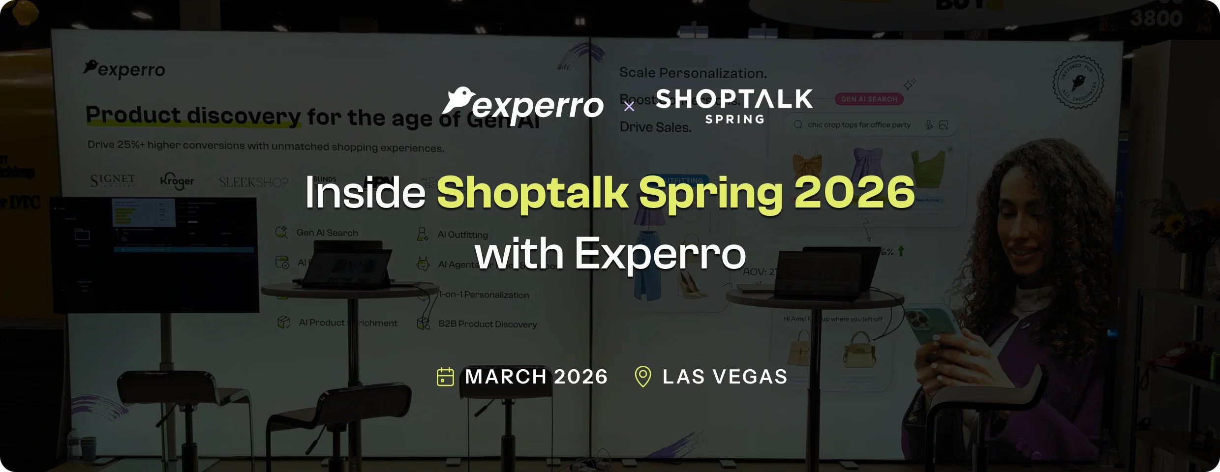 Experro at Shoptalk Spring 2026 press release Banner Experro at Shoptalk Spring 2026 press release Banner
