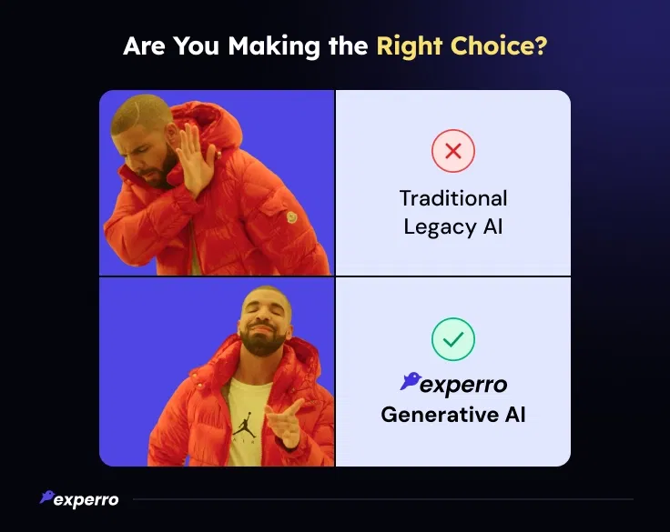 Experro Gen AI is the Right Choice Experro Gen AI is the Right Choice