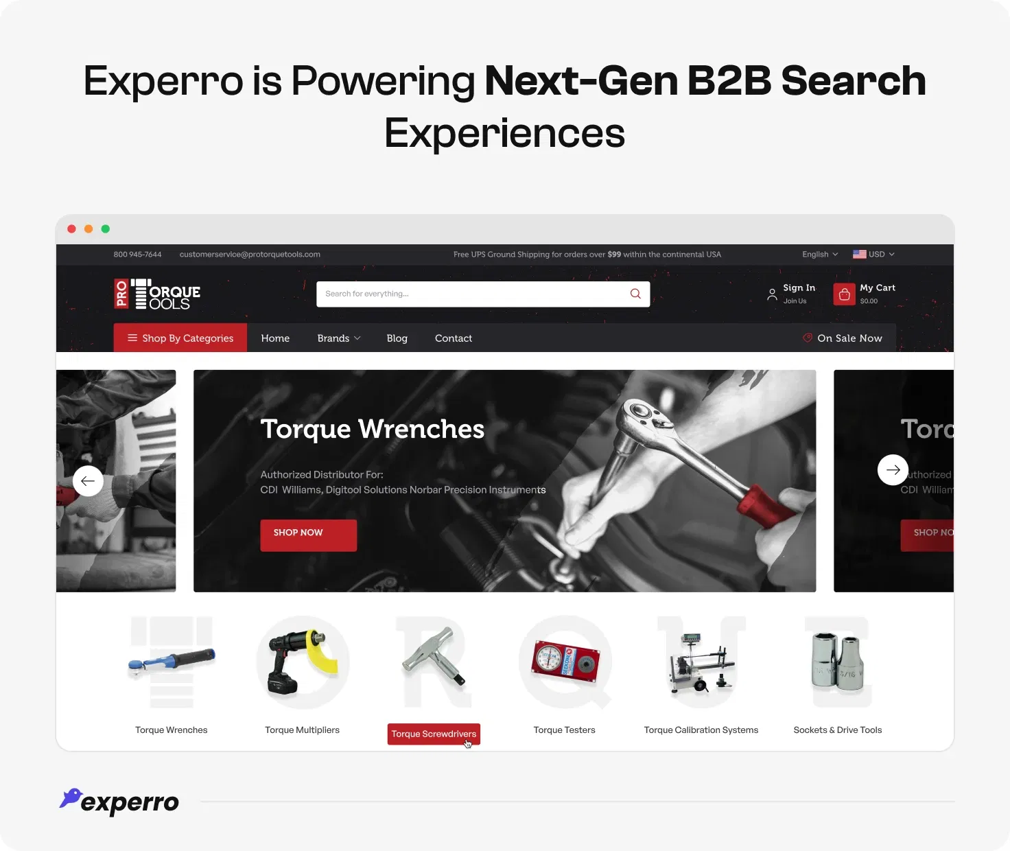 Experro is Powering Advanced B2B Search Experiences