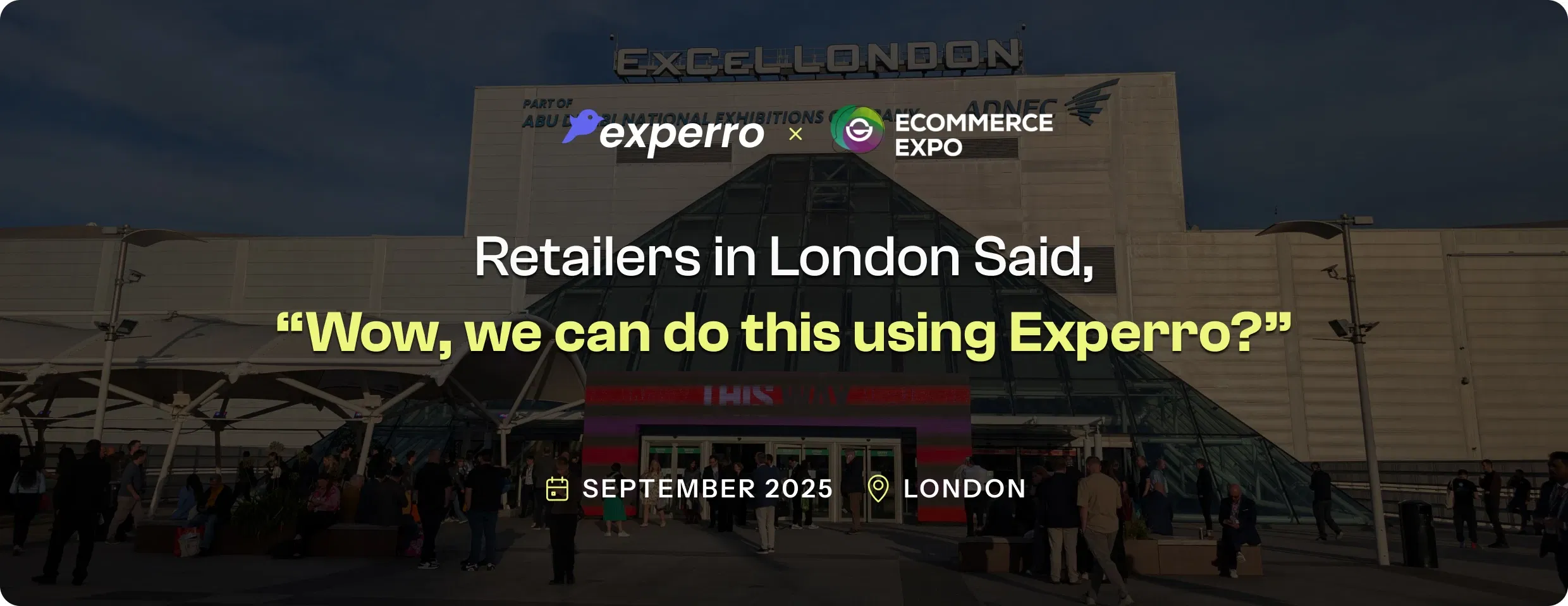 Experro Presented at eCommerce Expo London 2025