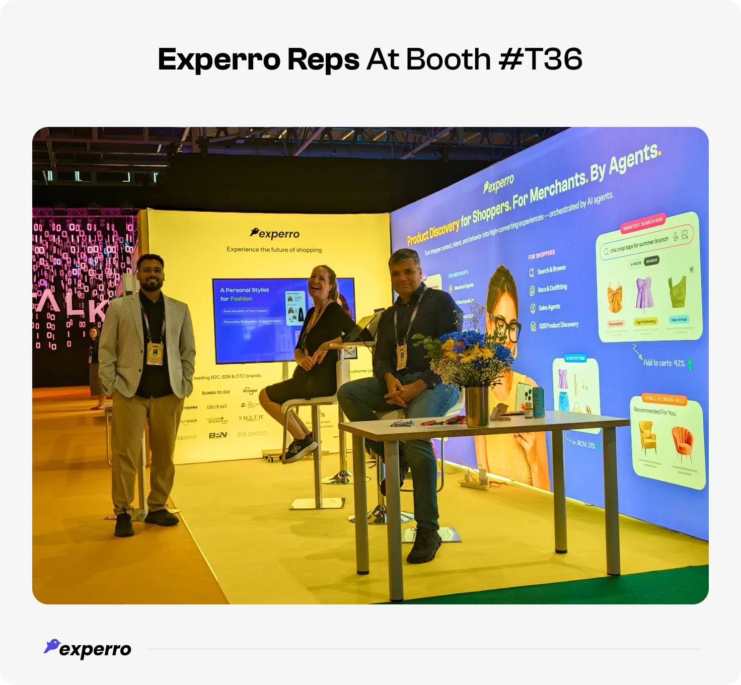 Experro Reps At Booth T36 In Shoptalk Europe 2026 Experro Reps At Booth T36 In Shoptalk Europe 2026
