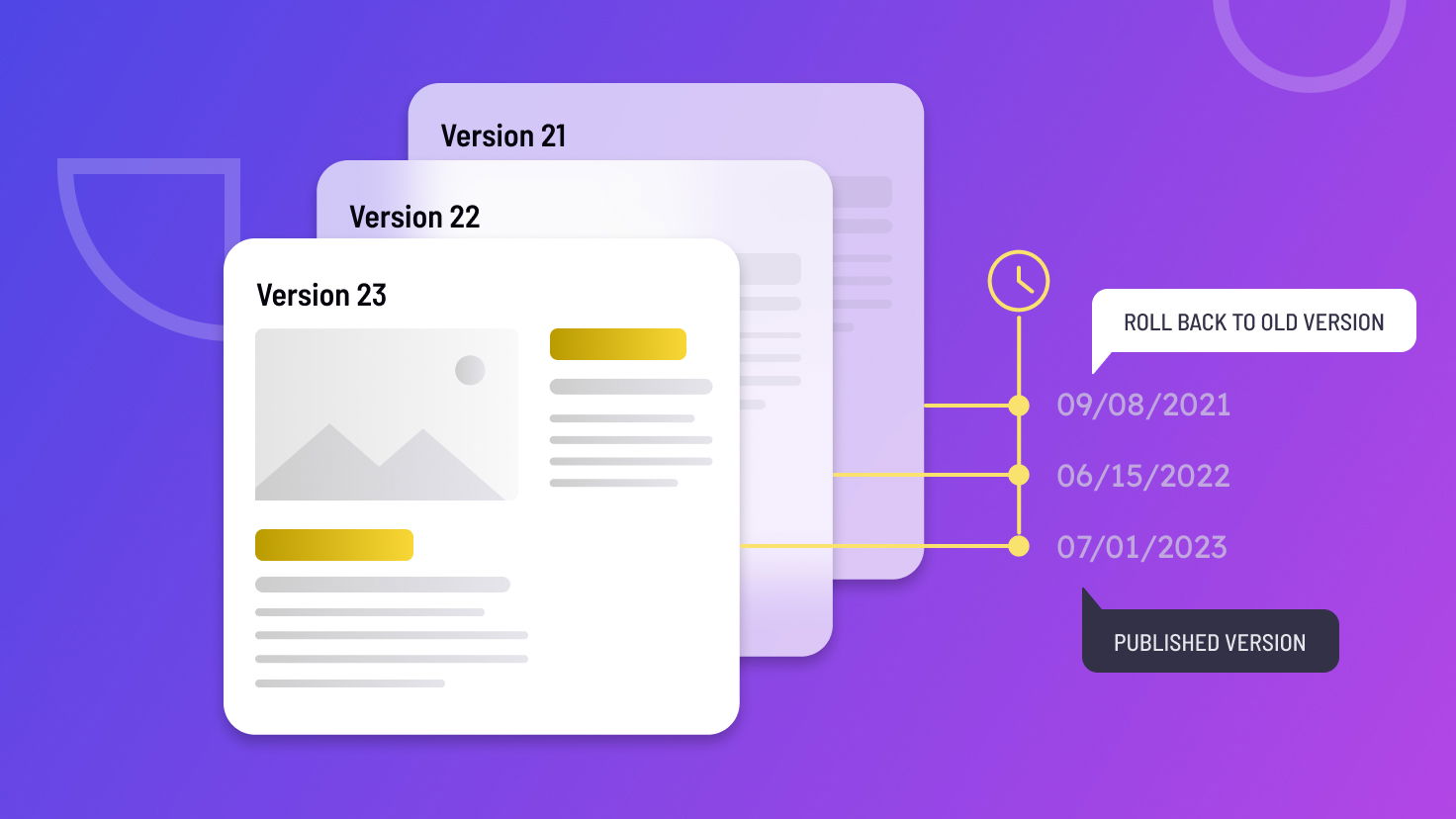 Content Versioning & Rollback