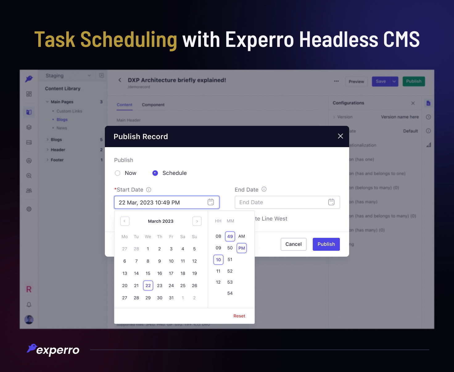 Task Scheduling With Experro Task Scheduling With Experro