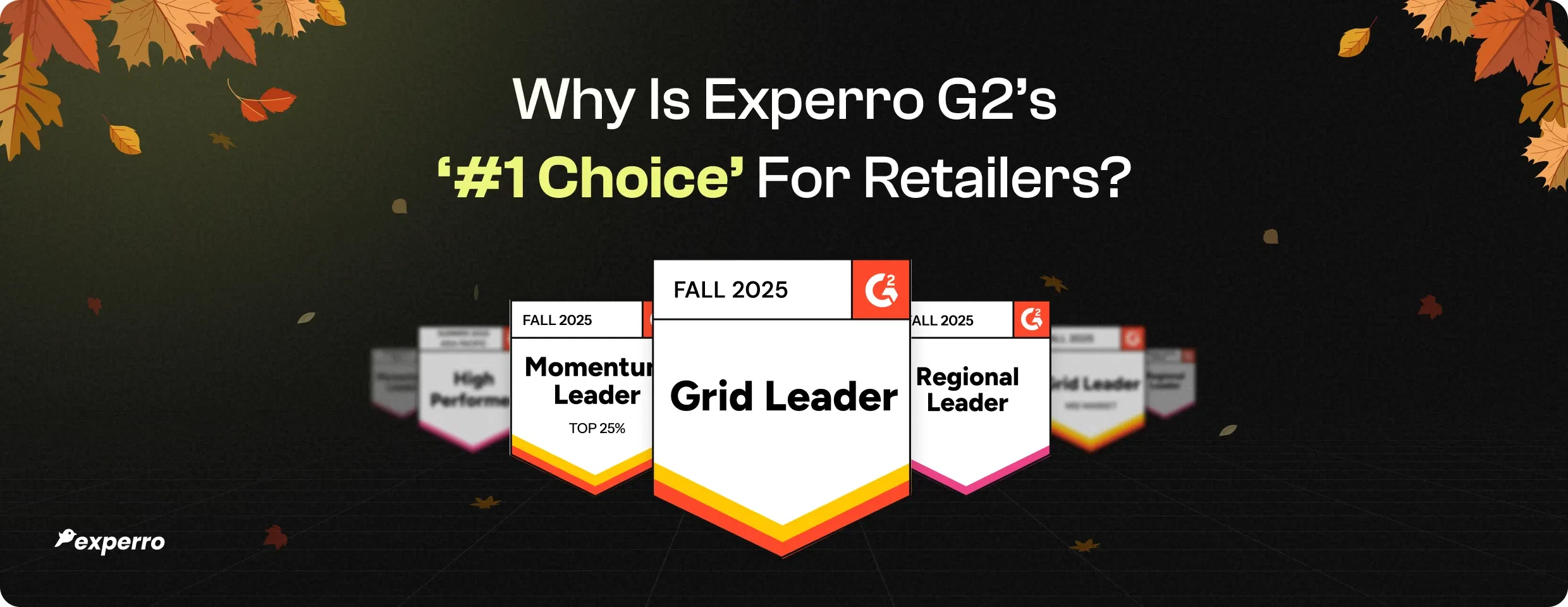 G2 awarded Experro with more than 20 badges in Fall 2025 reports