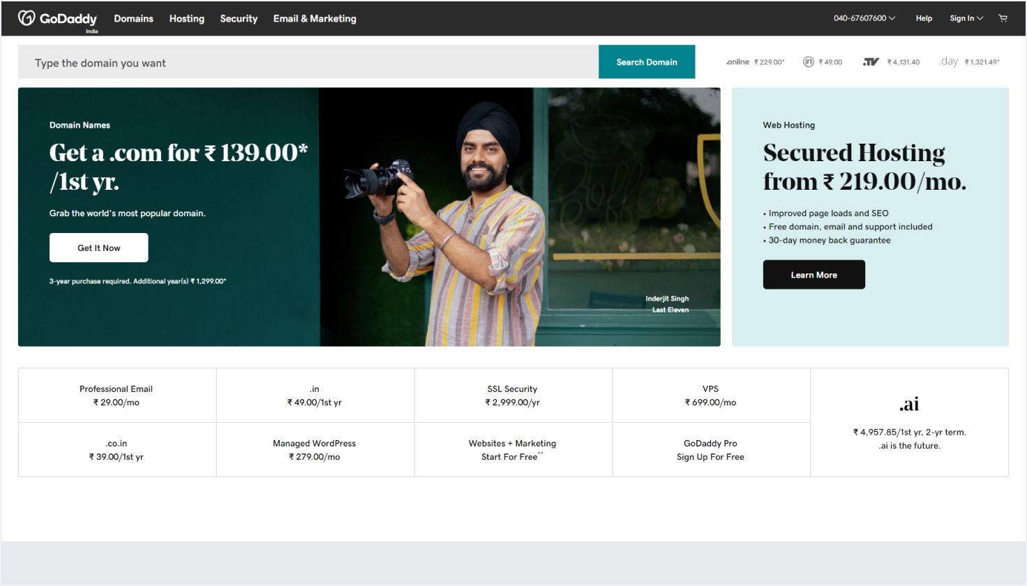 GoDaddy Drag and Drop Website Builder