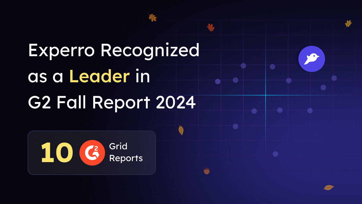 Experro Recognized as a Leader In G2 Fall Report 2024 Experro Recognized as a Leader In G2 Fall Report 2024