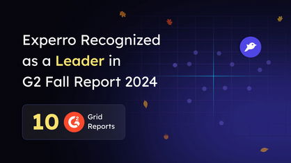 Experro Recognized as a Leader In G2 Fall Report 2024