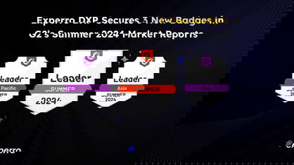 Experro DXP Secures 3 New Badges