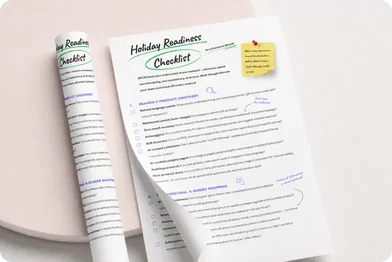 holiday checklist thumbnail