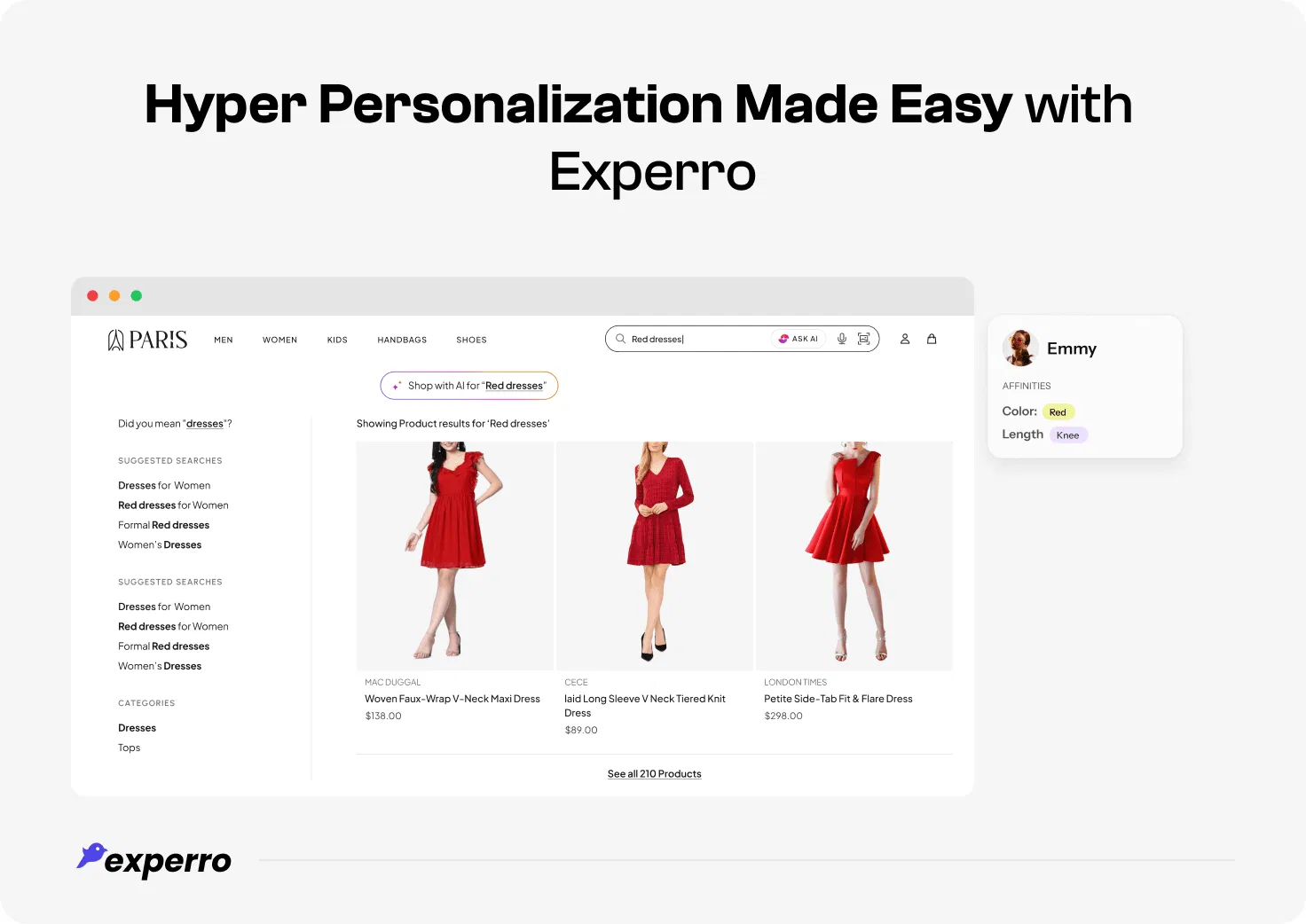 hyper personalization made easy with Experro