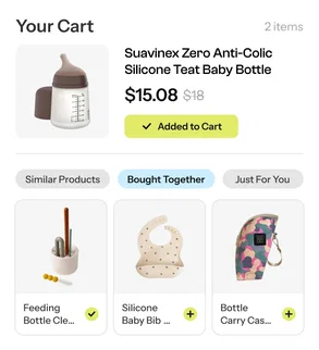 Let customers discover more products along the way
