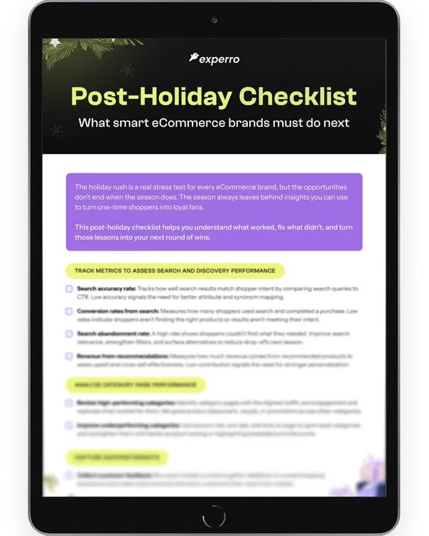 Post-Holiday Checklist for eCommerce Brands