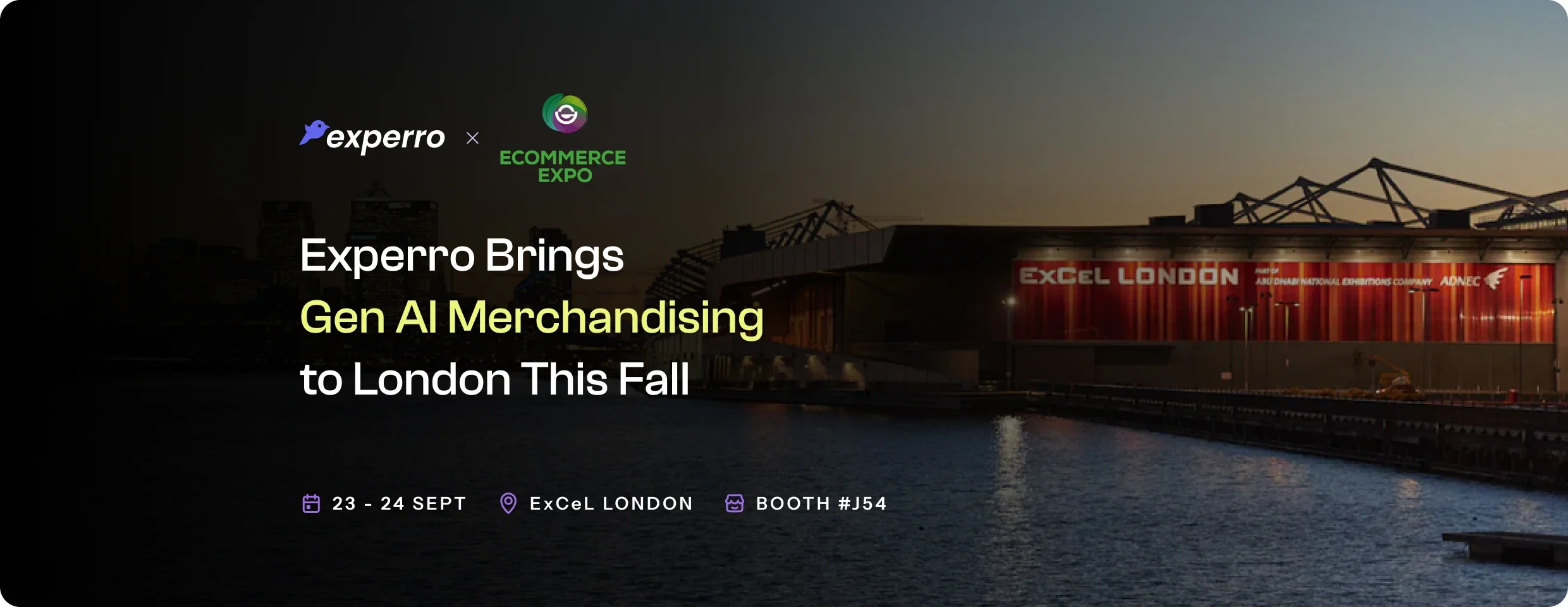 press release about Experro sponsoring in eCommerce Expo London