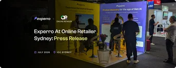 press release banner by Experro on Online Retailer Sydney event experience