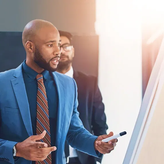 Professional presenting pricing plan