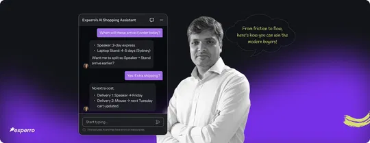Reduce Customer Purchase Friction with Conversational AI Agent by Experro