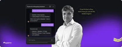 Reduce Customer Purchase Friction with Conversational AI Agent by Experro