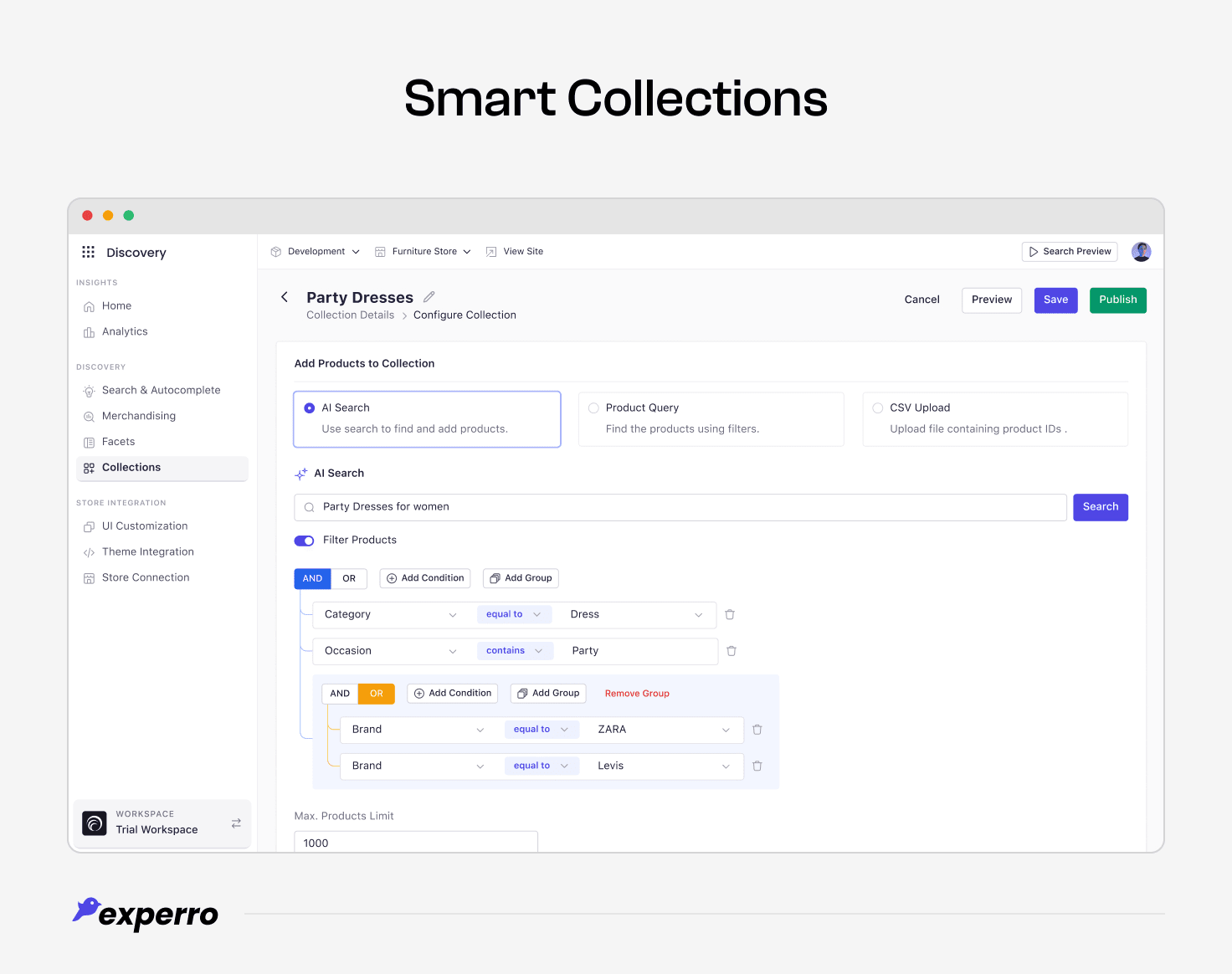 Smart Collections By Experro Smart Collections By Experro