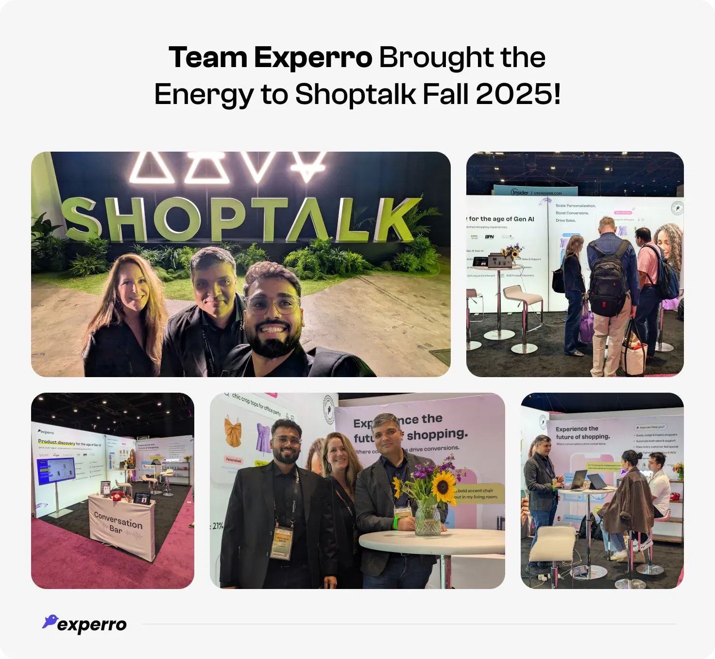 Team Experro Shining At Shoptalk Fall 2025 Chicago