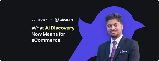 Thought Leadership Article by an ecommerce leader about tranformation of AI product discovery