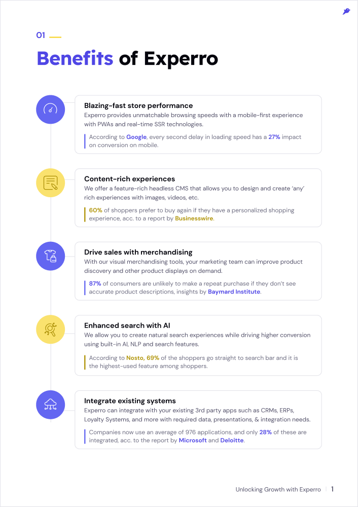 Unlocking Growth with Experro page 1