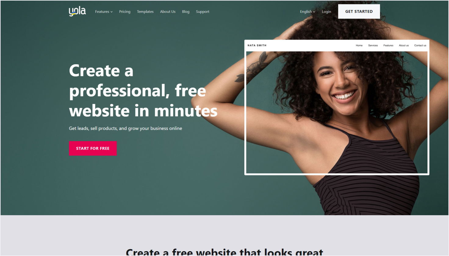 Yola Drag and Drop Website Builder